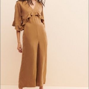Free People Sancia The Flutter Sleeve Jumpsuit